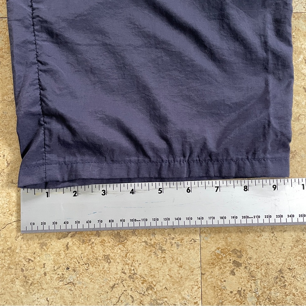 Vintage Sportif navy baggy lightweight nylon zip off convertible hiking pants - Picture 7 of 8